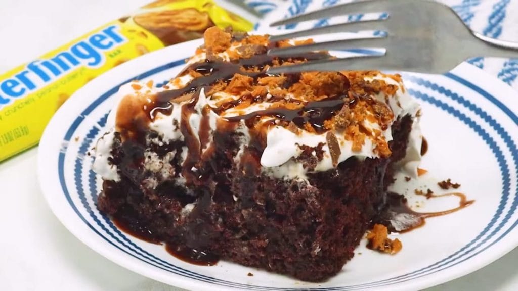 Butterfinger Poke cake Cupcake Recipes A Sweet Journey Into Deliciousness