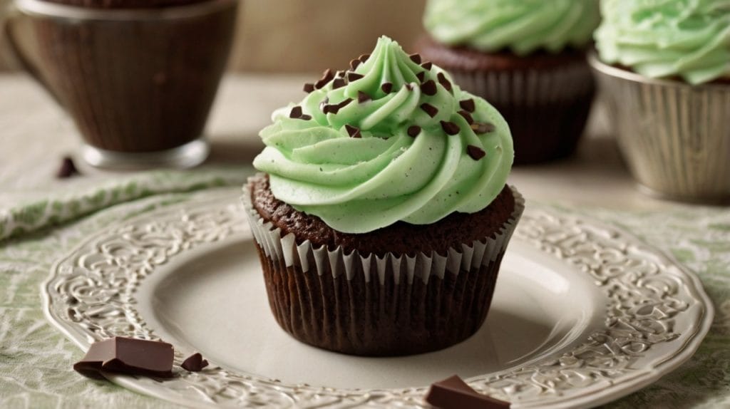 Andes Mint Chocolate Cupcake6